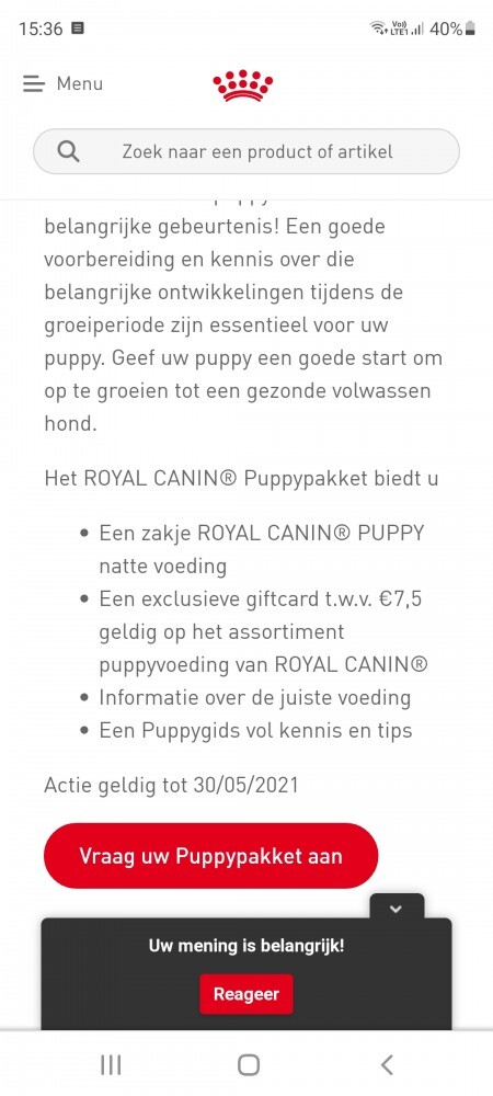 Contract Elasticiteit Tranen Royal Canin kortingscode gevonden door Promojagers in Mei 2023
