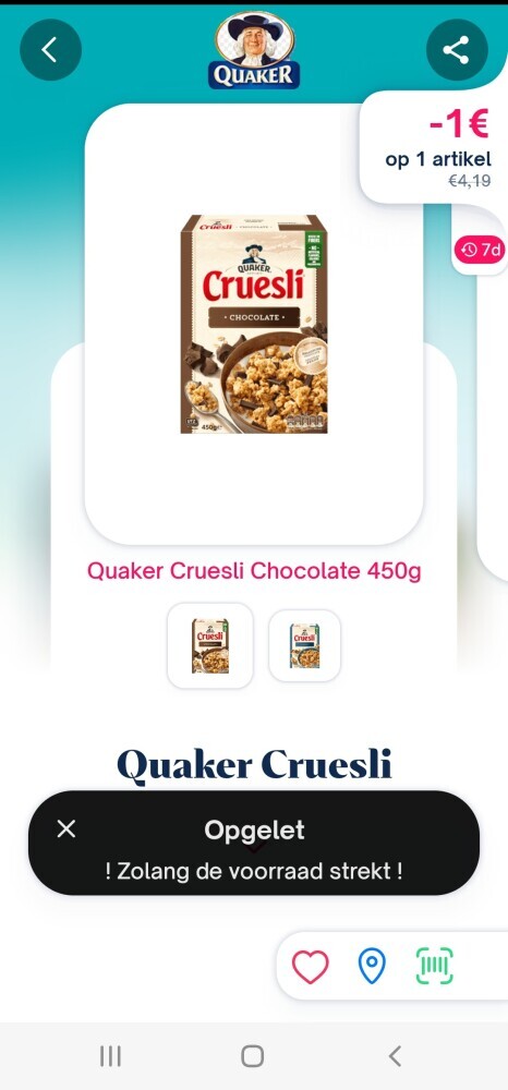 Shopmium  Quaker Cruesli