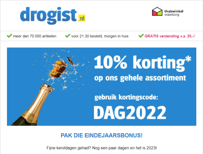 iets doorboren talent Drogist.nl kortingscode gevonden door Promojagers in Maart 2023